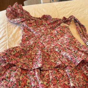 Hello Molly Pink Floral Blouse